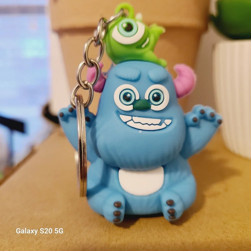 Sulley and Mike Wazowski Keychain Bag Charm Toy‎ NEW Unisex Collectible Home